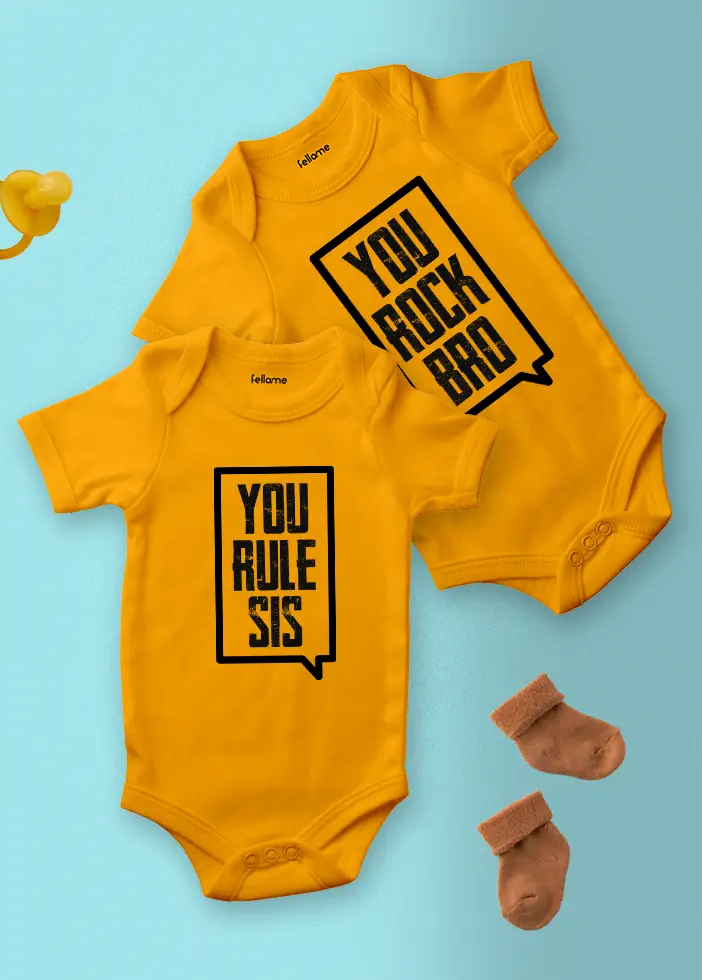 You Rock Bro You Rock Sis Sibling T Shirts You Rock Bro You Rock Sis Sibling T Shirts